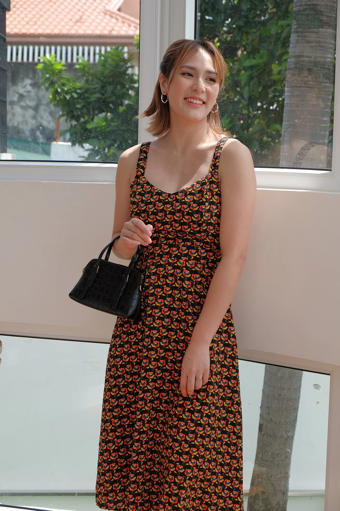 Beck Midi Dress - Retro print - Image 4