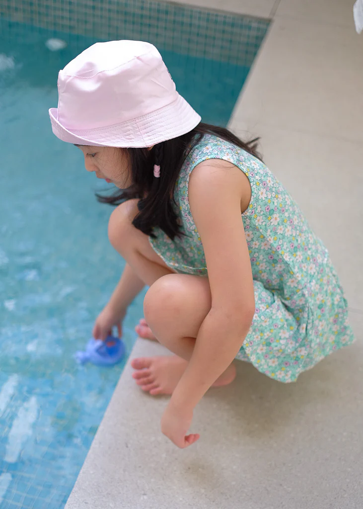 Playful Rays Set - sea green floral - Image 5