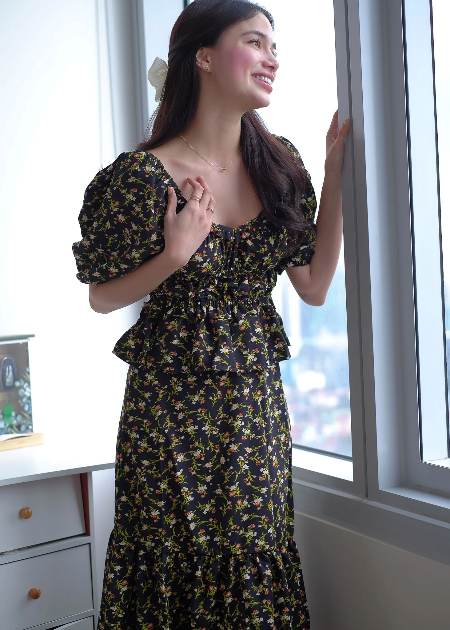 Mazie Set - black floral - Image 2