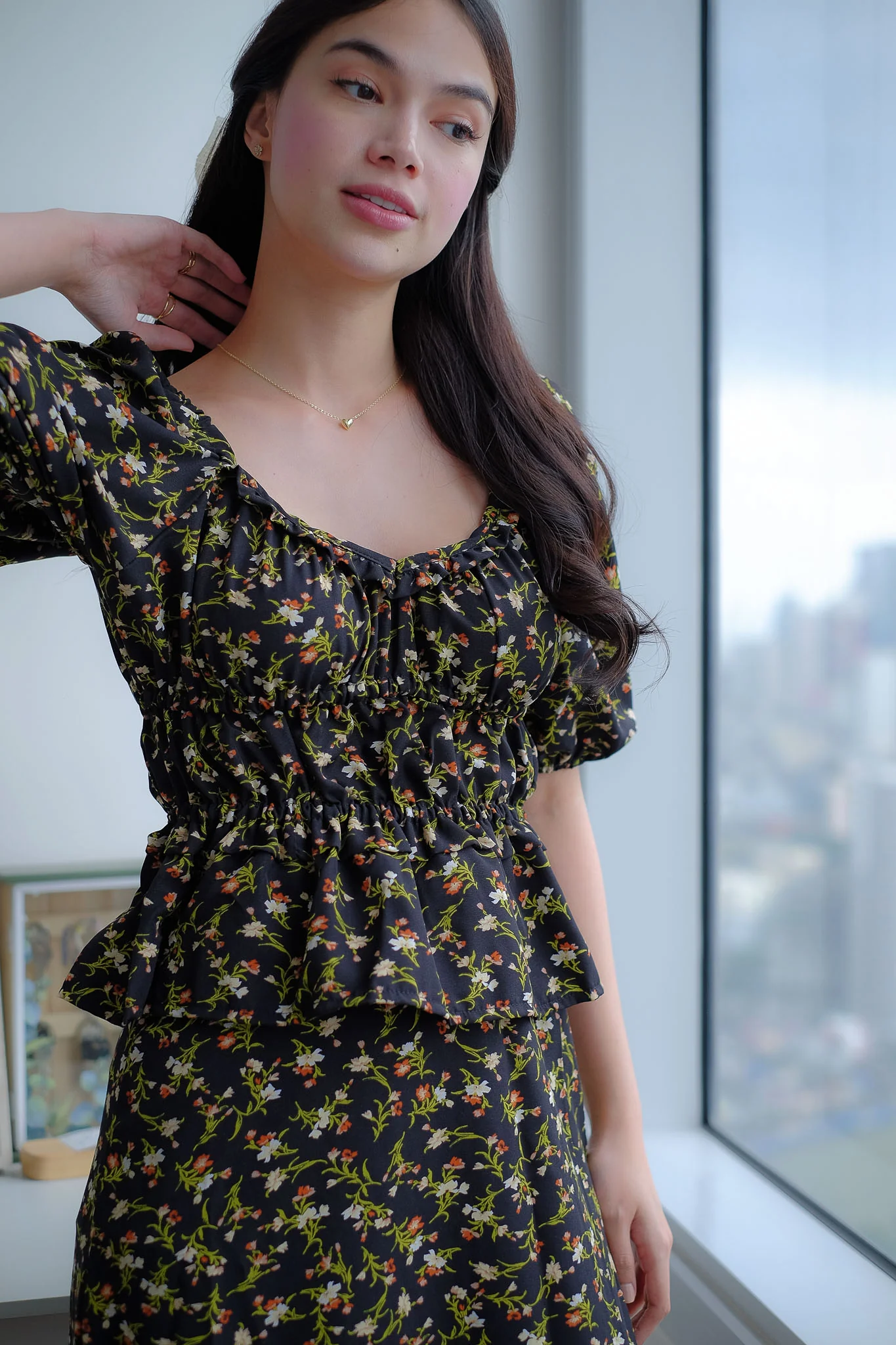 Mazie Set - black floral - Image 3