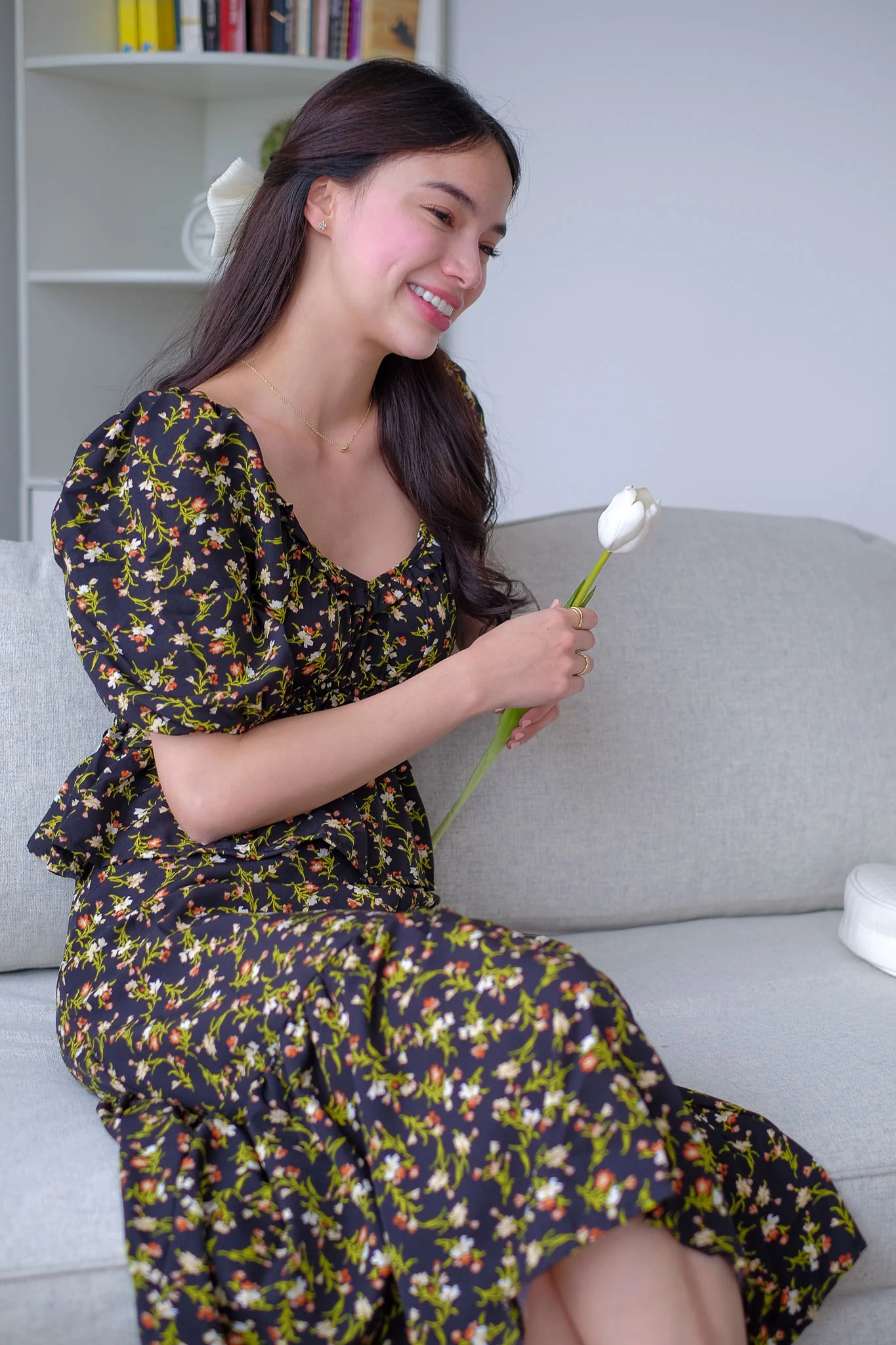 Mazie Set - black floral - Image 6