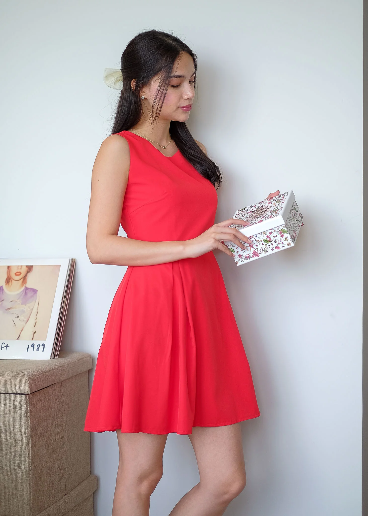 Taylor mini dress - red - Image 3