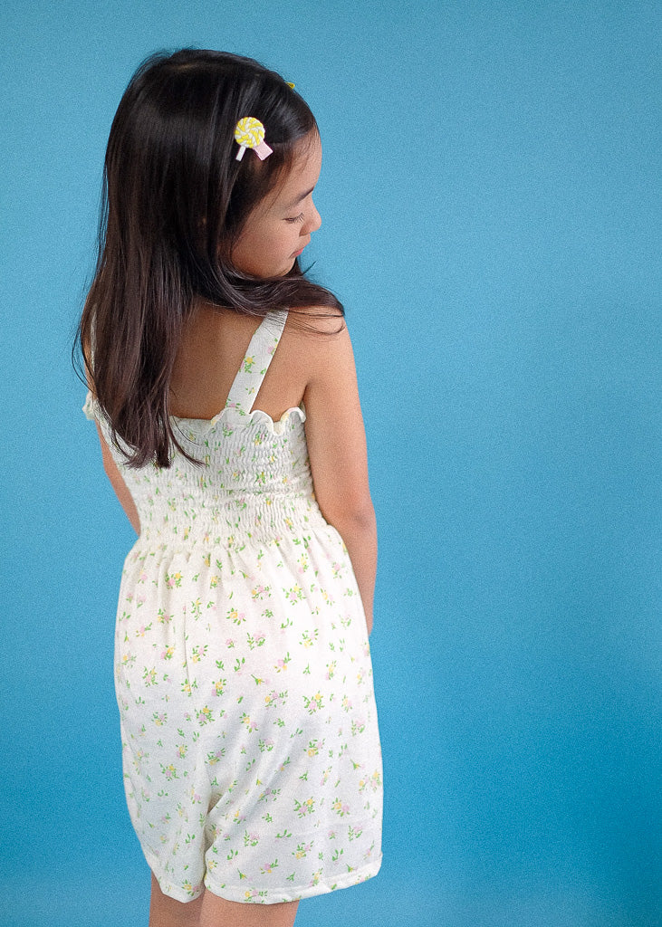 Sunkissed Whimsy Jumpshort - white floral - Image 10